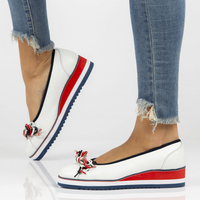 Leather ballerinas Filippo DP2159/22 WH white