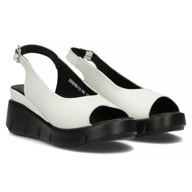 Leather sandals Filippo DS3595/22 WH white