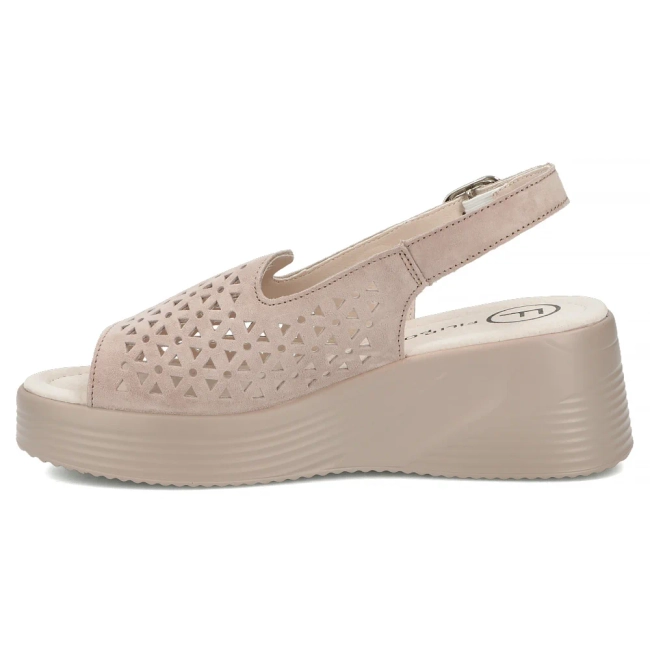Leather sandals Filippo DS7583/26 BE beige