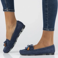 Leather loafers Filippo DP6136/24 NV navy