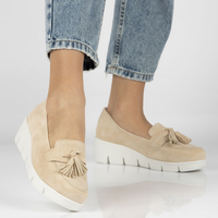 Leather shoes Filippo DP3162/23 BE beige