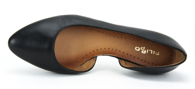 Półbuty Filippo 01295-01/00-5 Czarna Koza