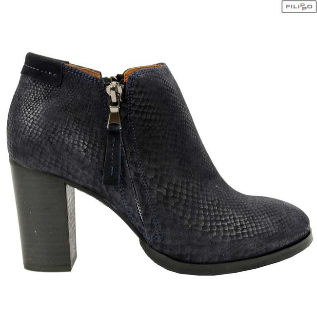 Botki NESSI 715/n granatowy 8021394