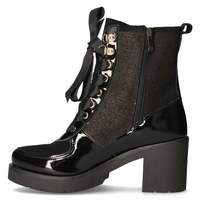 Botki skórzane Filippo 077/Z czarne welurowe P7