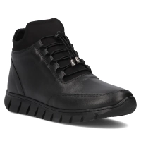 Skórzane botki Artiker 55C0984 czarne