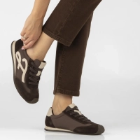 Skórzane sneakersy Filippo DP7967/26 D BR brązowe