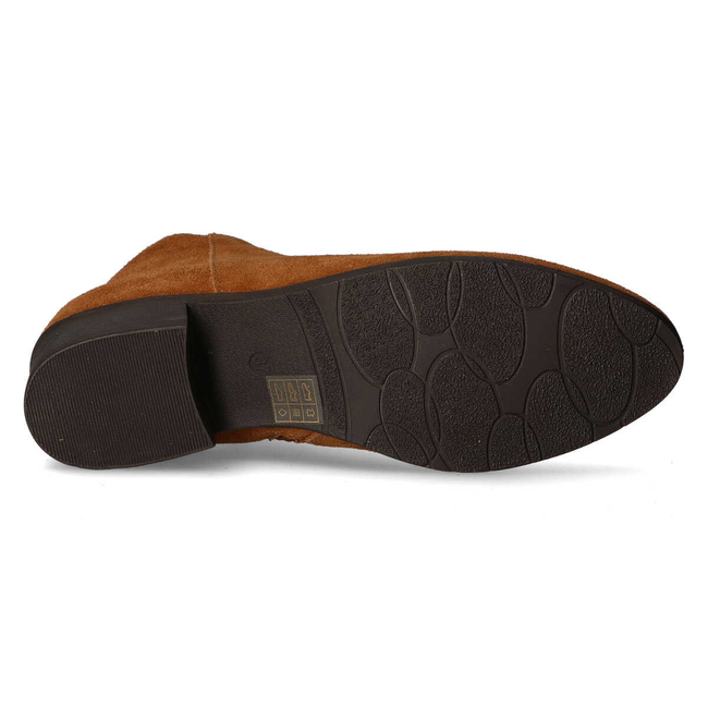 Skórzane Botki Filippo DBT1088/20 BR brązowe