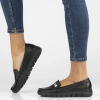 Leather loafers Filippo 10167 black