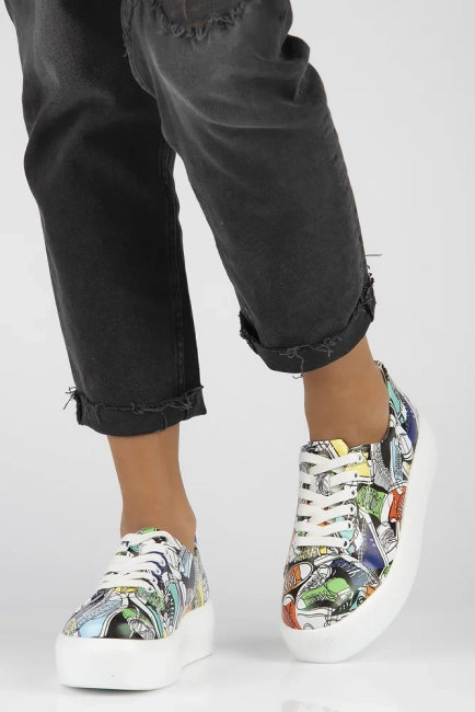 Leather shoes Filippo DP6115/24 MLT multicolor