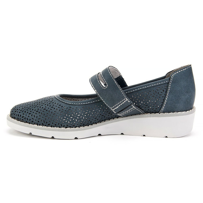 Półbuty Jana Soft Line 8-24662-20 846 jeans