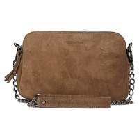 Handbag Toscanio Suede messenger bag A258 beige