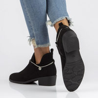 Botki Filippo DBT3672/22 BK czarne