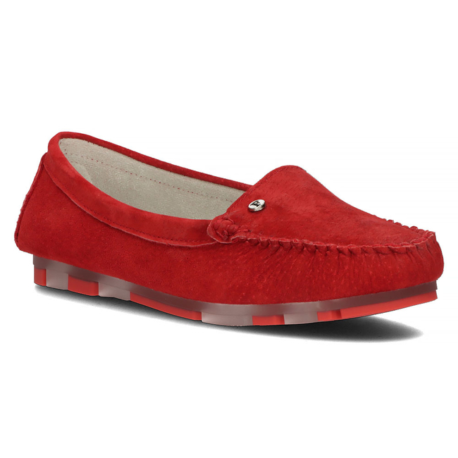 Leather loafers Filippo DP2037/22 RD red