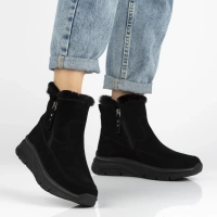 Leather ankle boots Filippo DBT7291/25 BK black