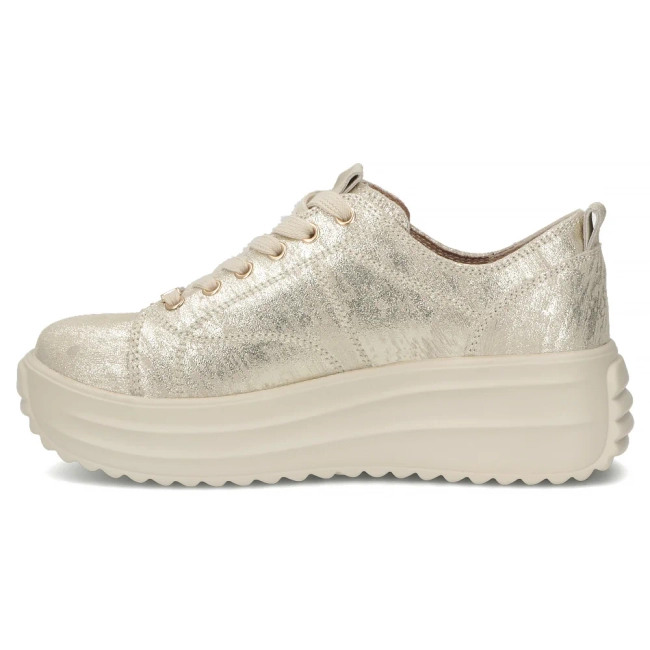 Leather sneakers Filippo DP6795/26 GO gold