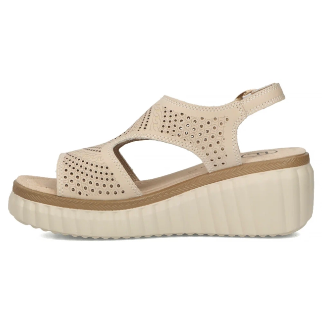 Leather sandals Filippo DS6819/25 BE beige