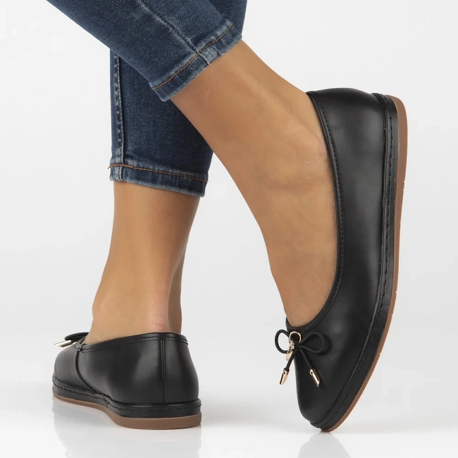 Leather ballerinas Filippo DP6856/25 BK black