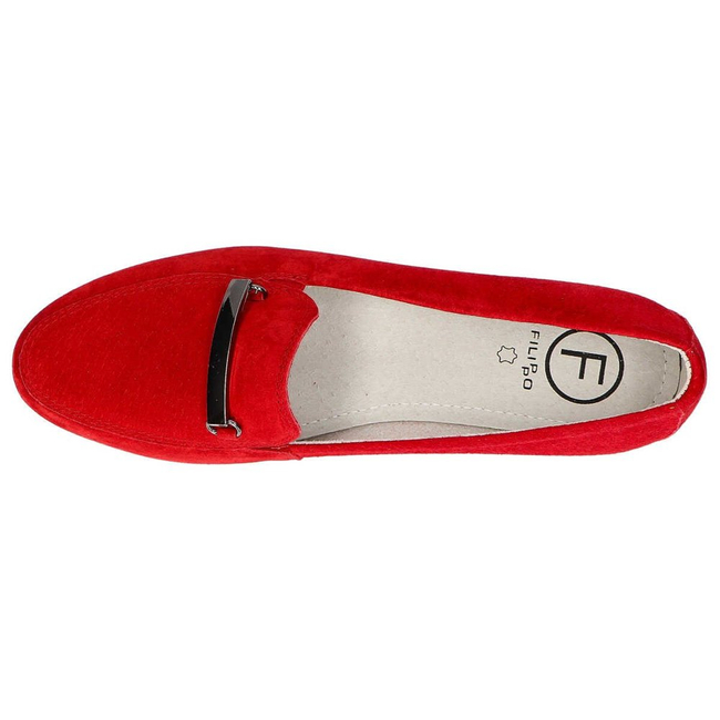 Półbuty Filippo DP1209/20 RD Red