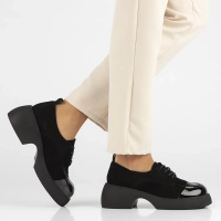 Leather shoes Filippo DP6271/24 BK black