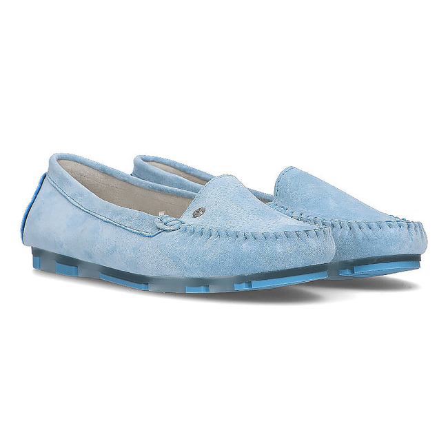 Leather loafers Filippo DP2037/22 BL blue