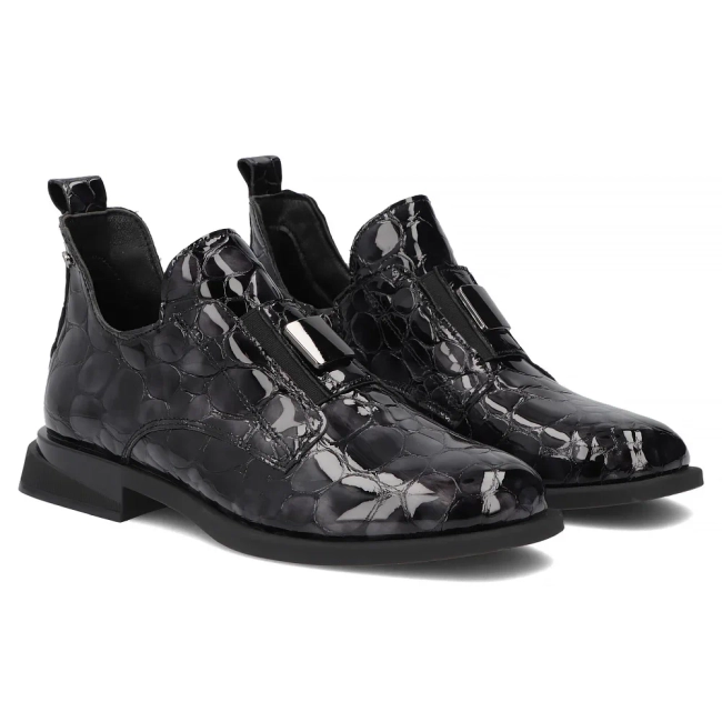 Leather ankle boots Filippo DBT7974/26 GR grey