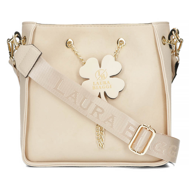 Handbag Messenger Bag Laura Biaggi E-261 beige