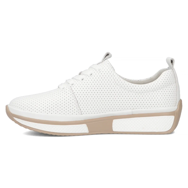 Leather sneakers Filippo DP6740/25 WH white