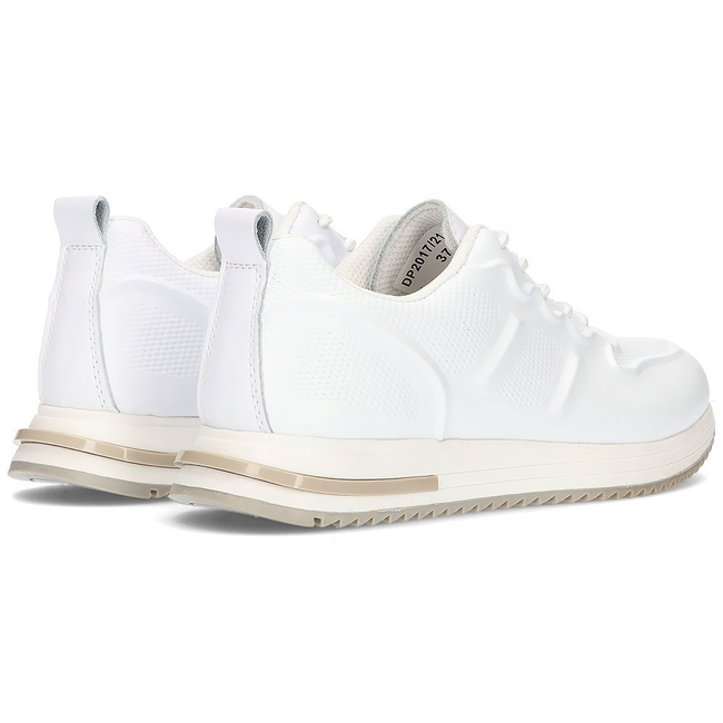 Skórzane sneakersy Filippo DP2017/21 WH białe