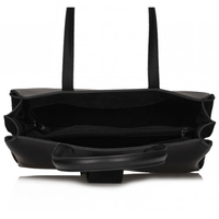 Handbag Toscanio Leather B101 black