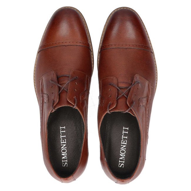 Półbuty Simonetti G-5849 brązowe