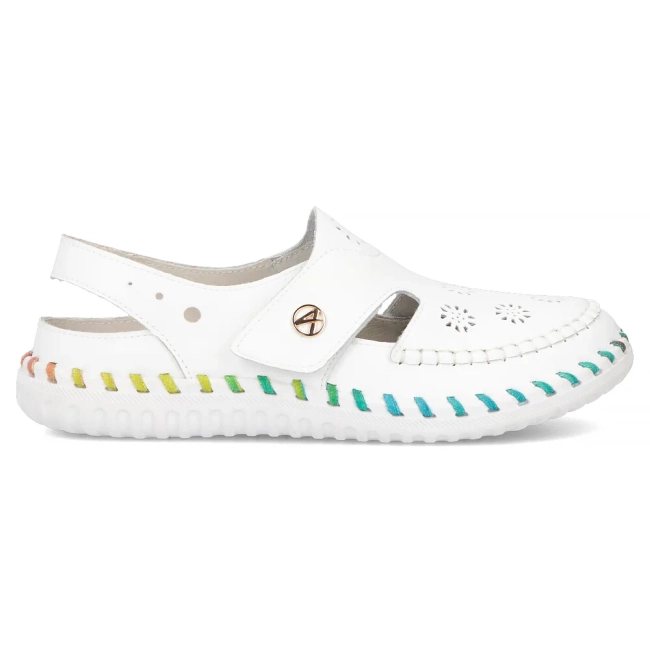 Leather shoes Artiker 54C1504 white