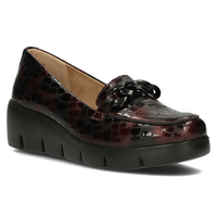 Leather shoes DP4128/23 BG burgundy