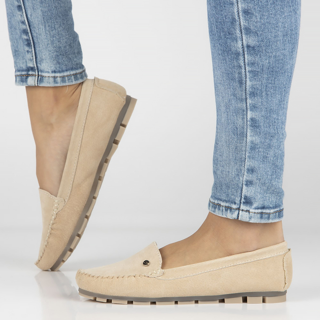 Leather loafers Filippo DP2037/23 BE beige