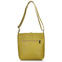 Torebka Toscanio Listonoszka Zamszowa A88 pistacjowa