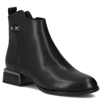 Leather ankle boots Filippo DBT7382/25 BK black