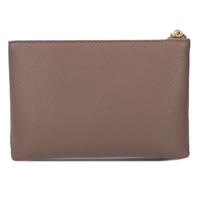 Light brown shoulderbag gold accent