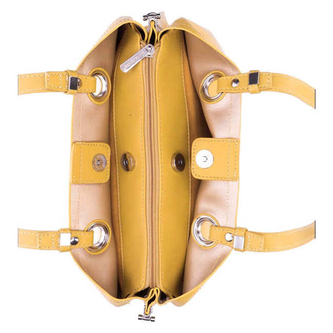 Handbag David Jones CM5681 Yellow