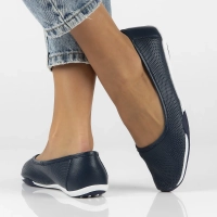 Leather ballerinas Filippo DP3681/25 NV navy blue