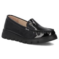Leather loafers Filippo DP7413/25 BK L black