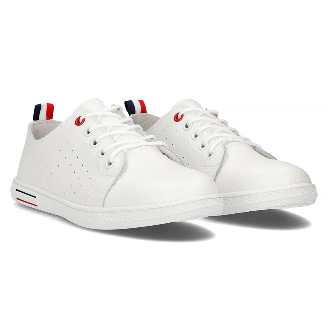 Leather shoes Filippo DP3508/23 WH white