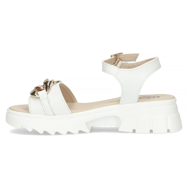 Leather sandals Filippo DS4614/23 WH white