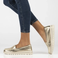 Leather loafers Filippo DP7006/25 GO gold