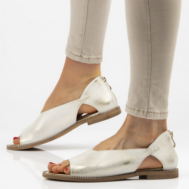 Leather sandals Filippo 178 gold