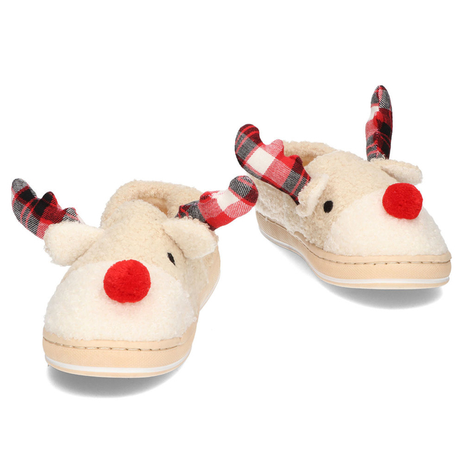 Kapcie renifery beżowe YL31