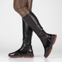 Leather boots Filippo DKZ 4402/22 BK black