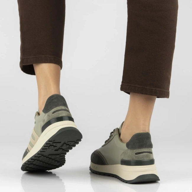 Leather sneakers Filippo DP7733/26 KH khaki