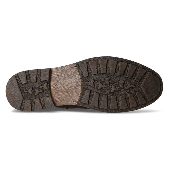 Skórzane botki męskie Filippo 2025 jasne brązowe