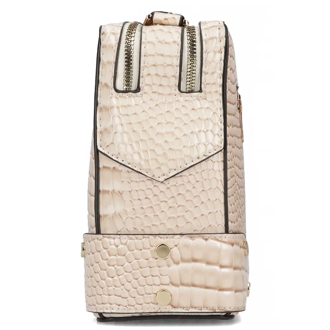 Beige handheld bag beige chic