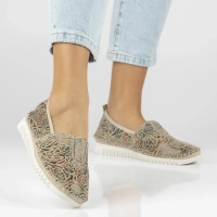 Leather shoes Filippo DP7667/26 BE MLT beige