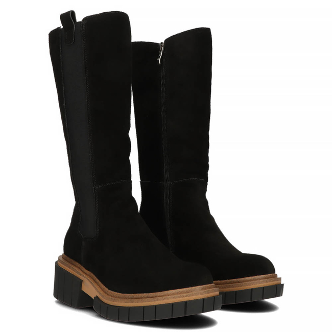 Leather boots Filippo DKZ 4210/22 BK black